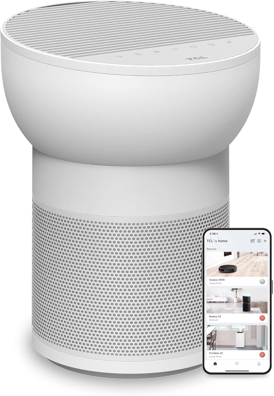 TCL Breeva A2 Smart True HEPA H13 4 Stage Air Purifier & Humidifier - Bild 8 von 8