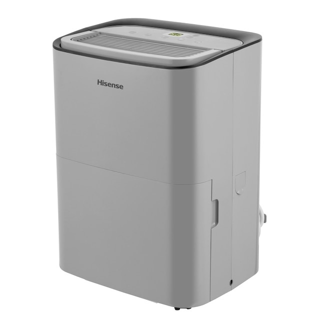 Hisense 34-Pint 2-Speed Dehumidifier (For Rooms, 1501- 3000 sq ft), low noise airflow system, Removable, washable air filter - DH5019K1G
