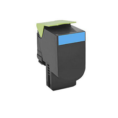 Lexmark 80C1HC0 HY Cyan Toner Cartridge 