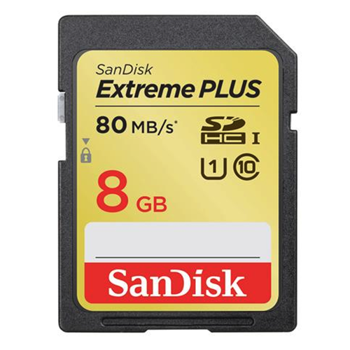 SanDisk Extreme SDHC 8 GB UHS-1
