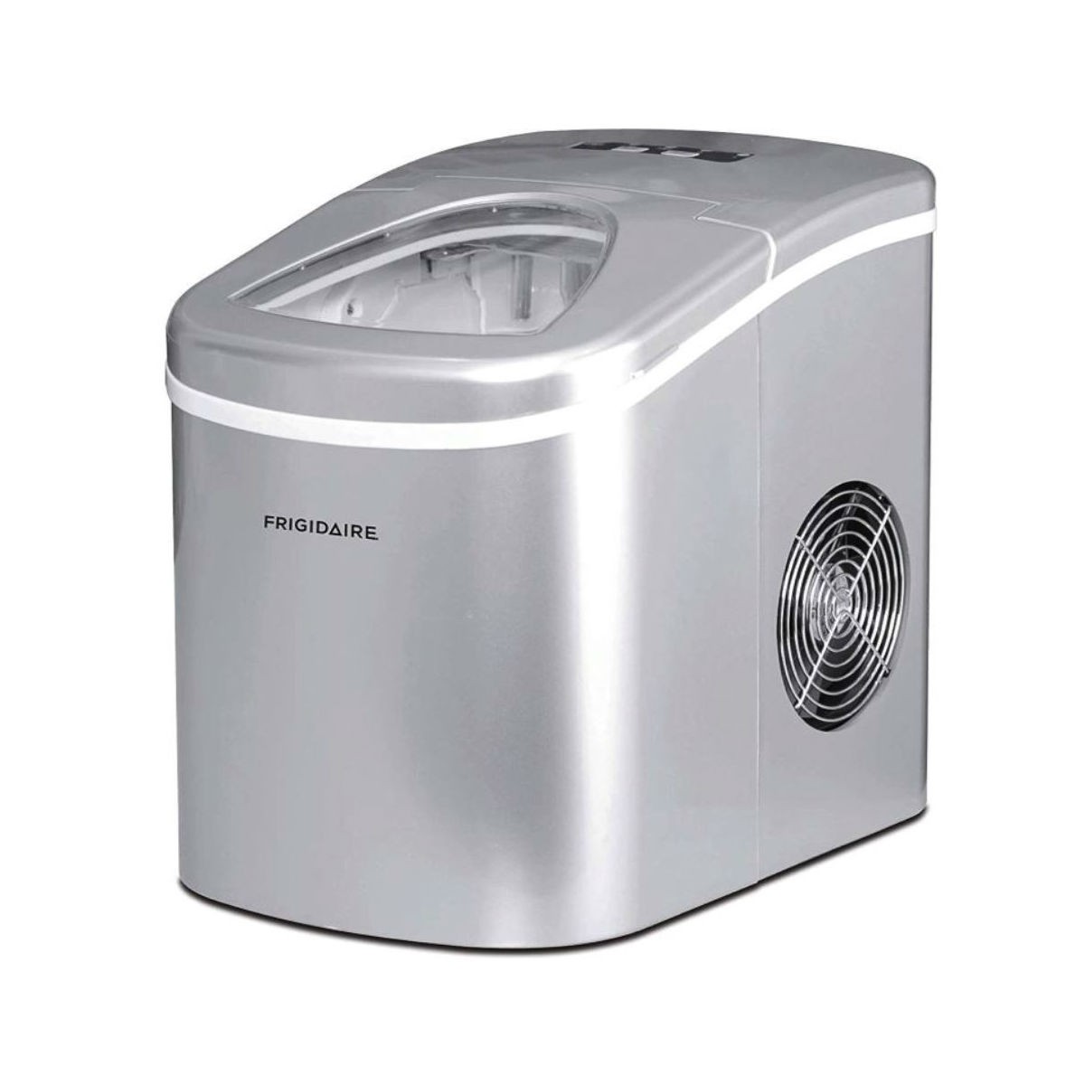 Frigidaire Ice Maker Medium 26LB Silver EFIC118-SLV-KL (Renewed) 