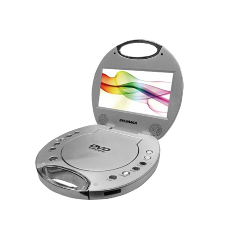 Sylvania SDVD7046 7" DVD Player - Silver