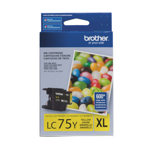 Brother LC75Y High Yield Ink Yellow