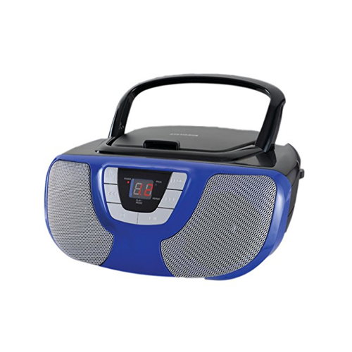 SYLVANIA SRCD1025-BLUE PRTBL CD BOOMBOX