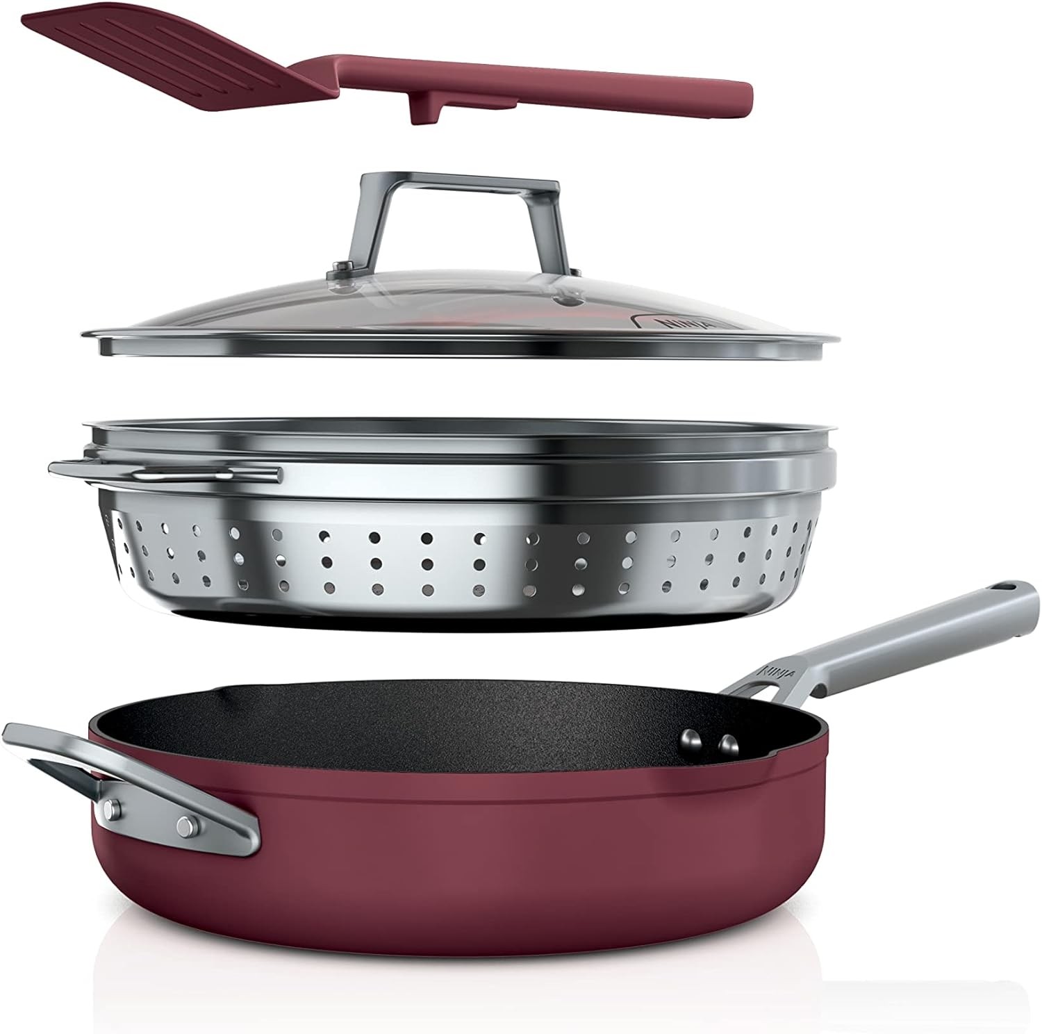 4-Quart Capacity Pan, Steamer/Strainer