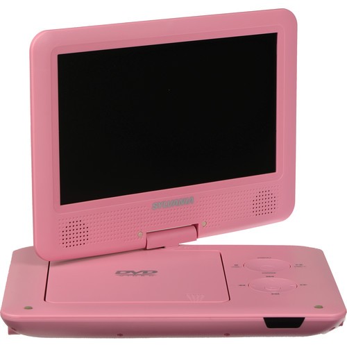 SYLVANIA SDVD9020B 9'' DVD Player - Pink 