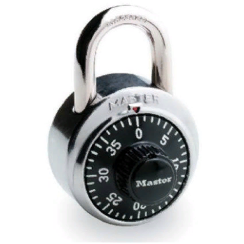 COMBO LOCK 1-7/8'' WIDE BLACK