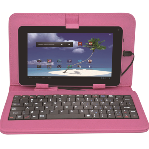 Proscan 7" Tablet w/ Case&Keyboard Pink