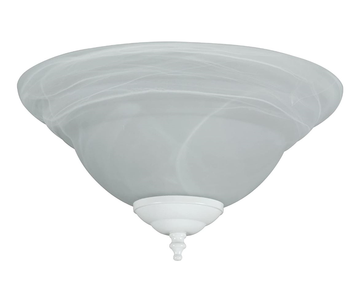2LT ALABASTER GLS BOWLFAN KIT
