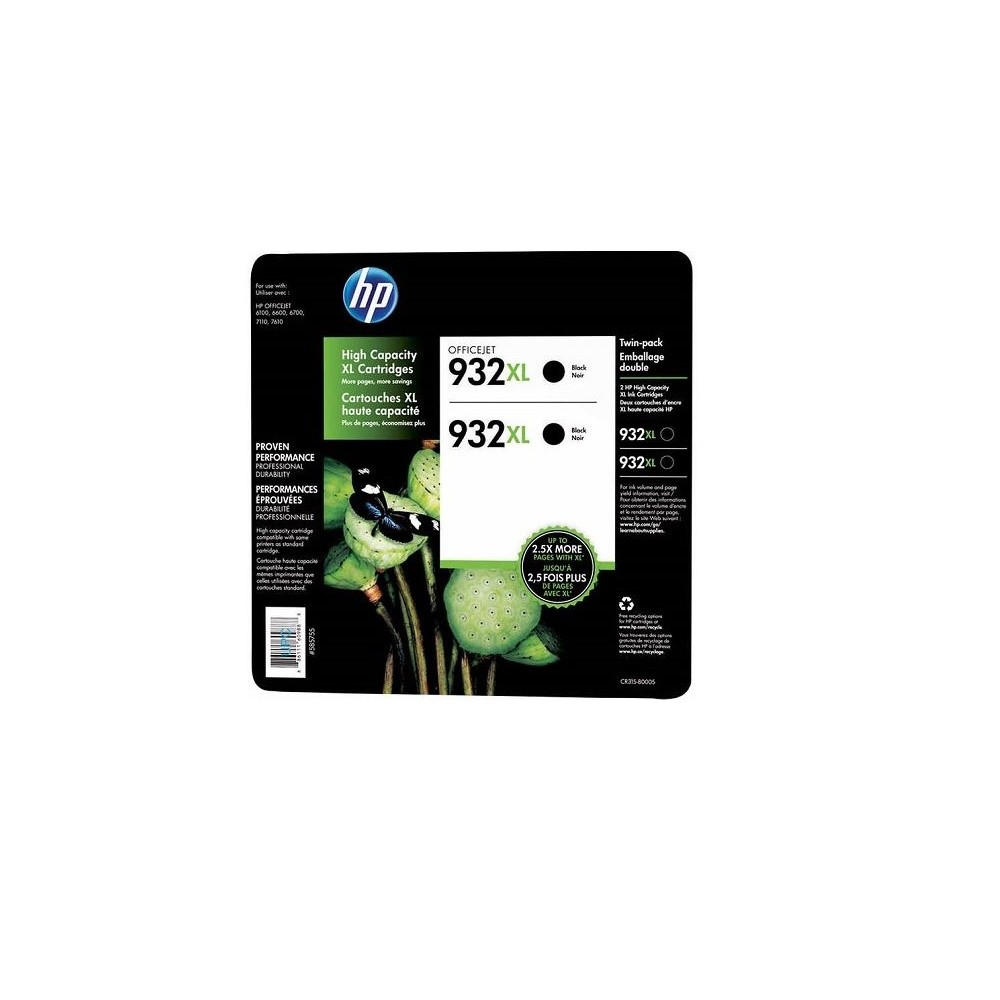 HP 932XL BLACK INK TWIN PACK