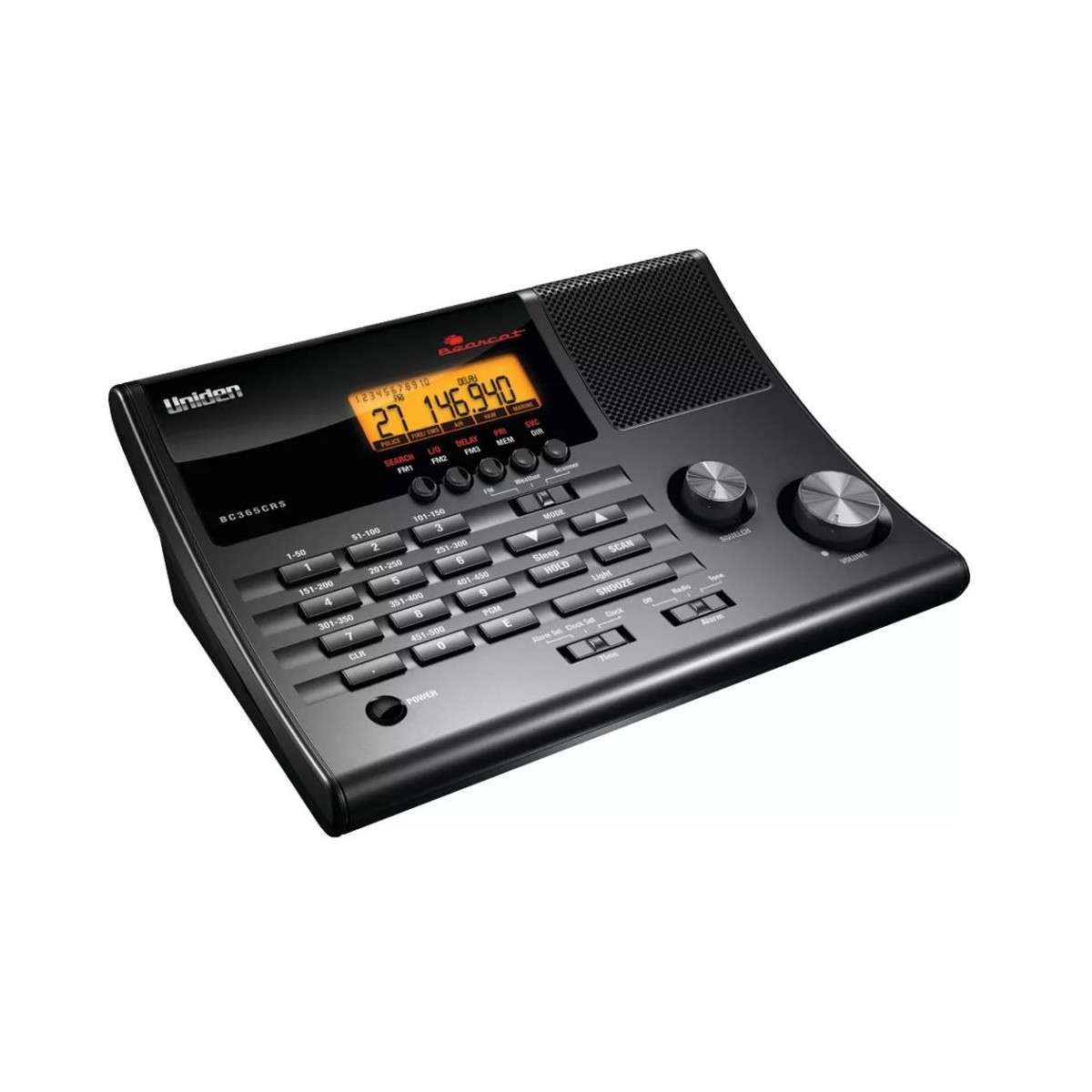 UNIDEN BC365CRS 500 CHANNEL SCANNER,ALAR