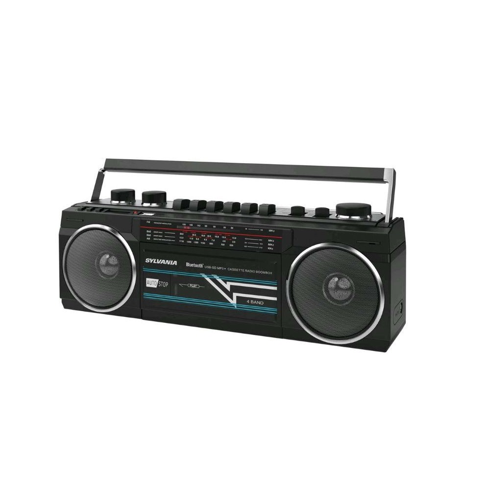 SYLVANIA Bluetooth Retro Cassette Boombo
