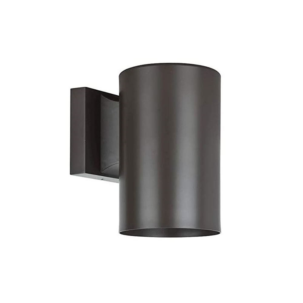 1LT 5IN ROUND ALUM WALL SCONCE OB