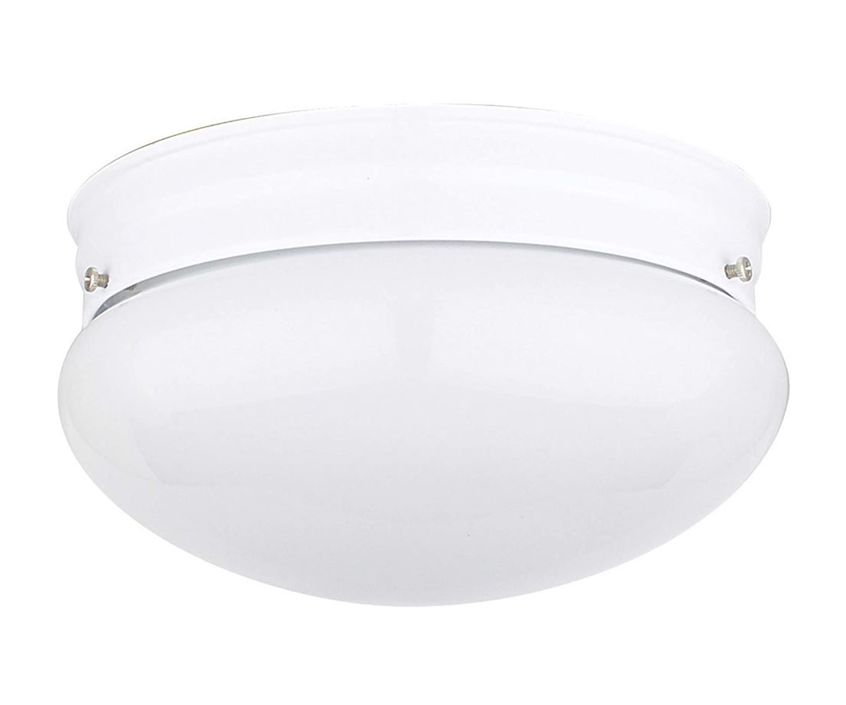 8-7/8IN C/M OPAL MUSHROOM FIX WH