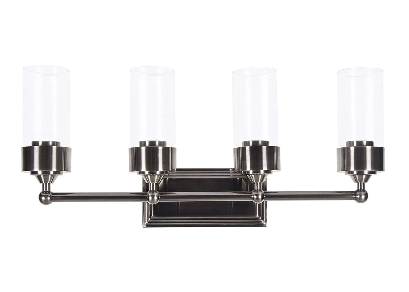 ESQUIRE 4LT VANITY WITH CLEAR GLASS MB