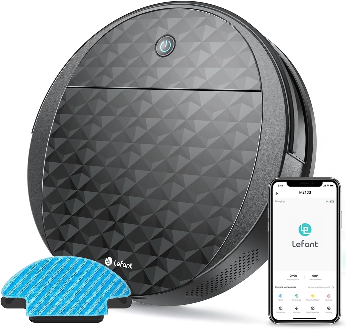 LEFANT M213S ROBOT VACUUM BLACK