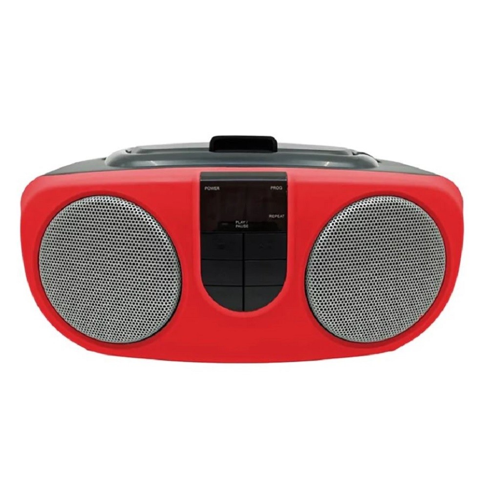 BOOMBOX CD RADIO RED