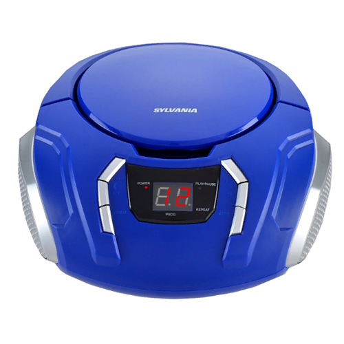 Sylvania SRCD261-C CD Boombox Blue 