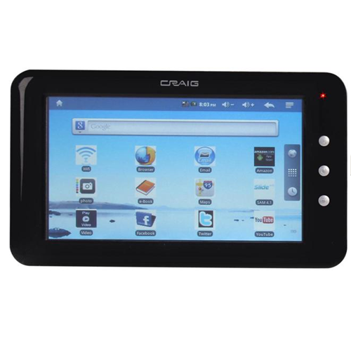 Craig CMP738B 7" Touch Screen Tablet