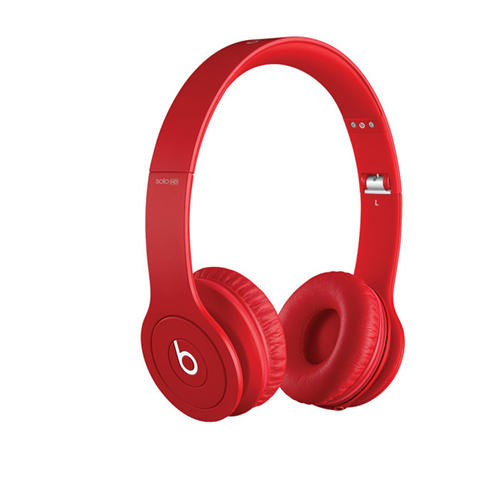 Beats Solo HD Wired Headphones RED