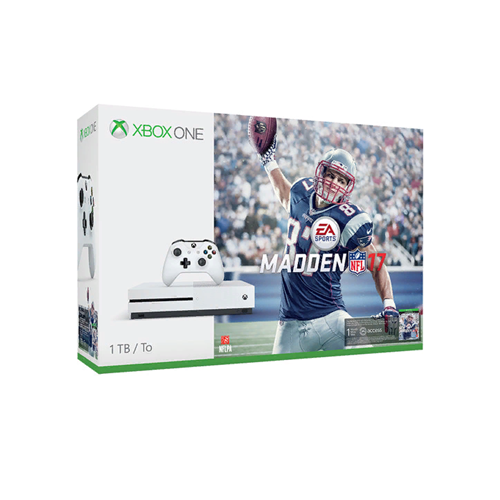 Xbov One S 1TB Madden NFL 17 White