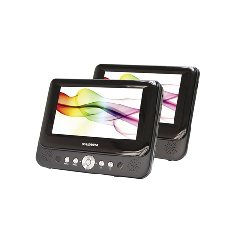 Sylvania 7" Dual-Screen DVD Player