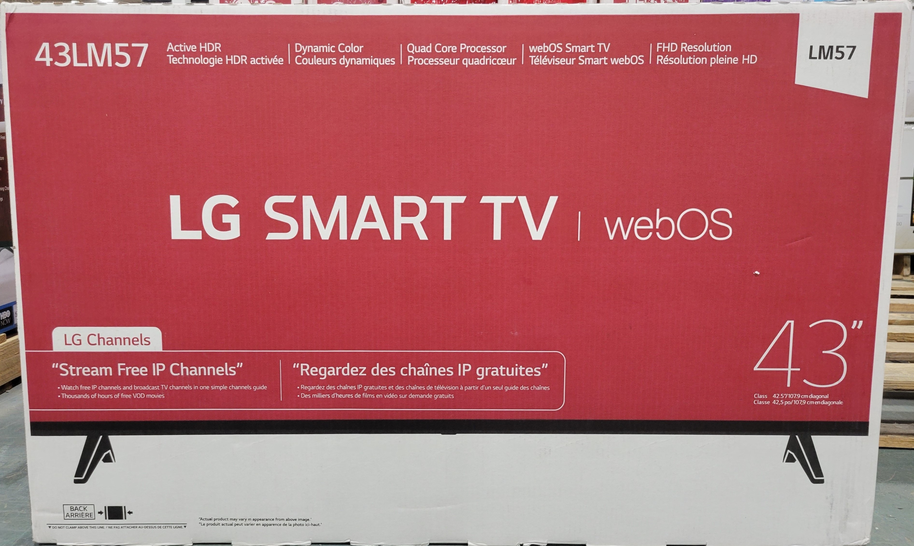 LG 43" 1080P SMART LEDTV