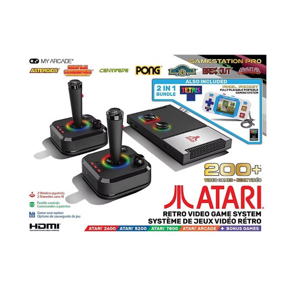 ATARI RETRO VIDEO GAME SYSTEM 200+GAMES