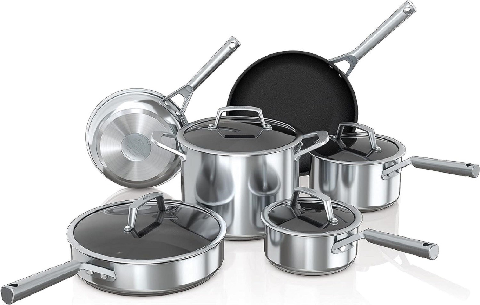 NEVERSTICK STAINLESS 10-PIECE