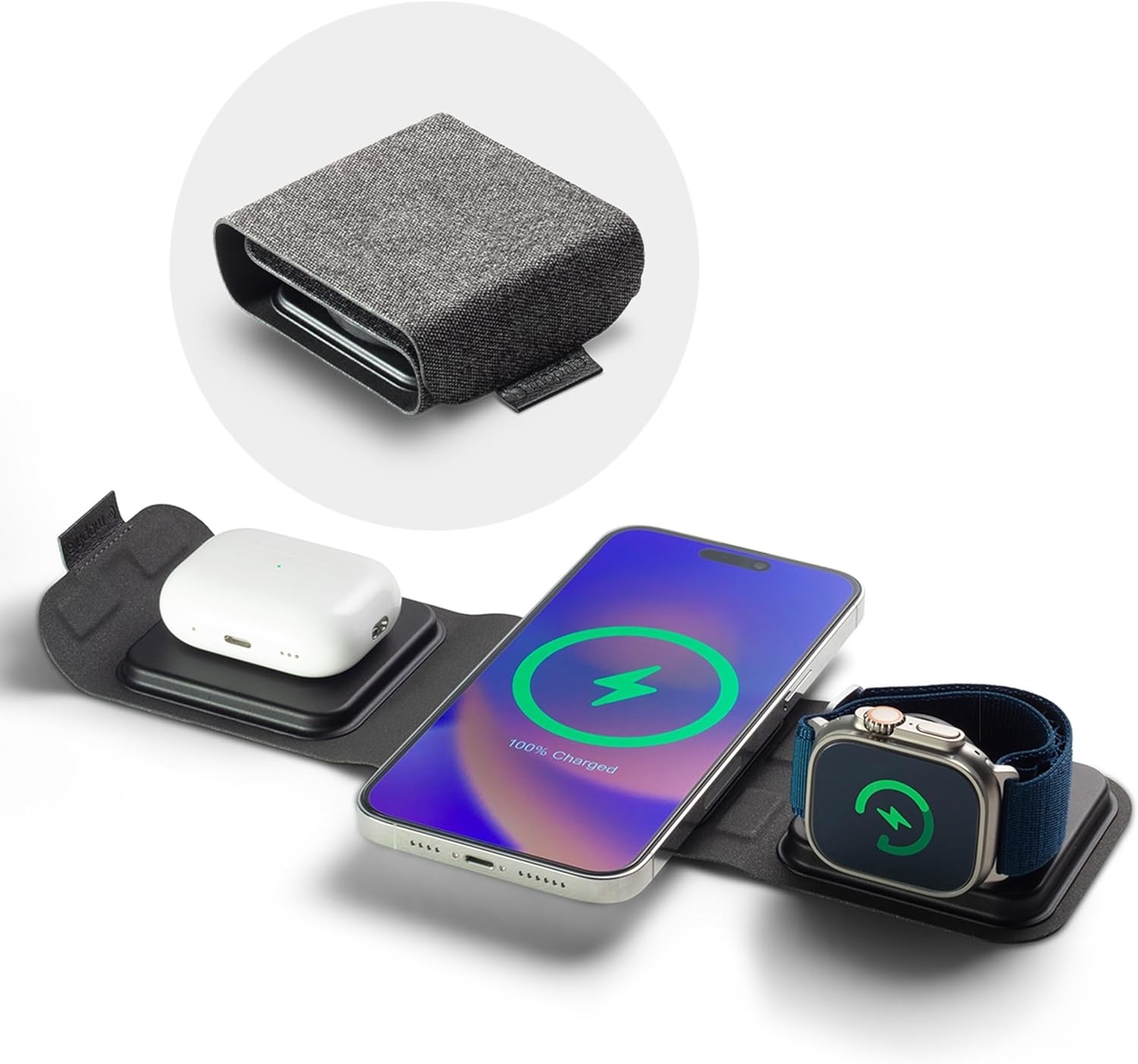 MOPHIE 3IN1 TRAVEL CHARGER W MAGSAFE