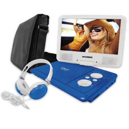 Sylvania SDVD9060 9" Prtbl DVD Blue