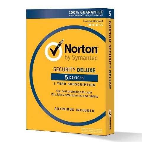 Norton Security Delux (5 Devices) 1 year