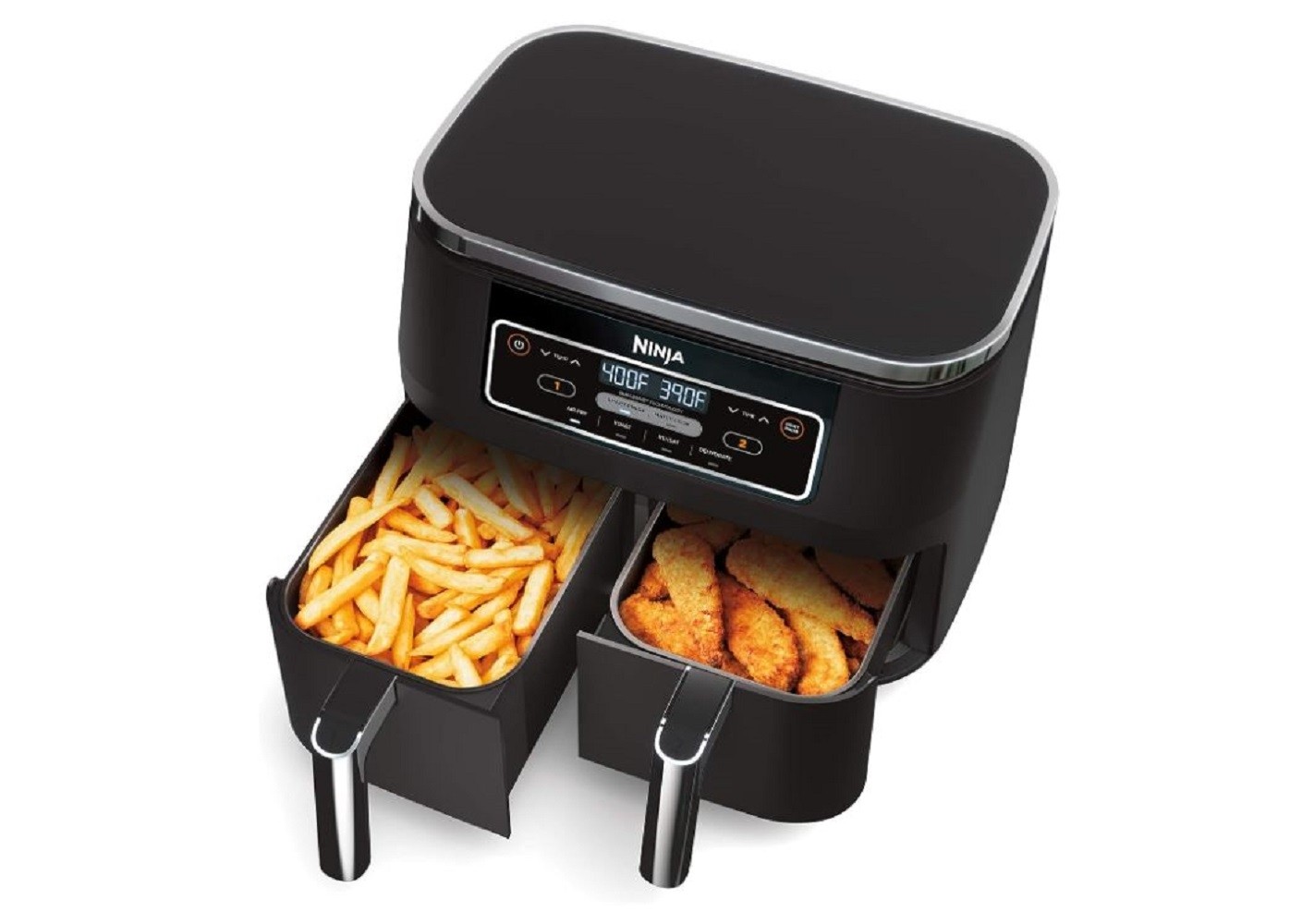 4-in-1 8-Quart. 2-Basket Air Fryer