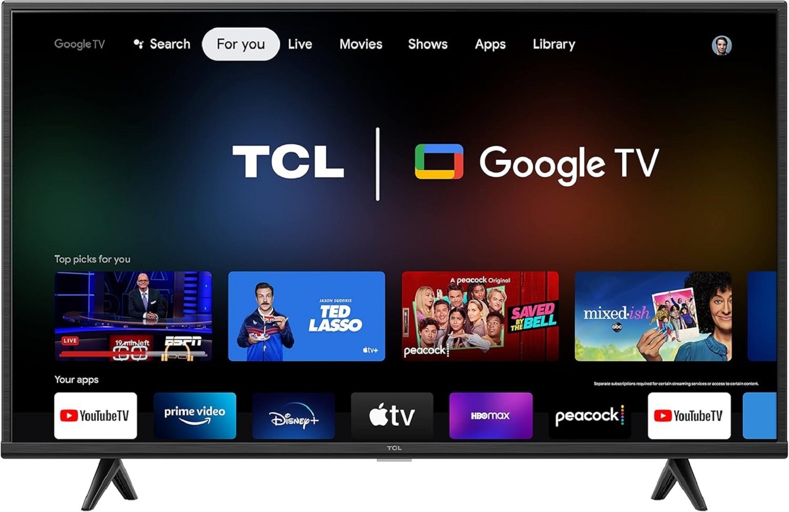 TCL 43" 4K UHD HDR LED Google TV