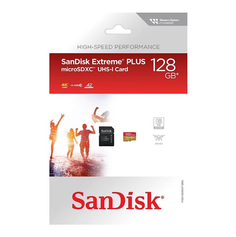 SANDISK 128GB EXTREME UHS-I MICROSDXC MC