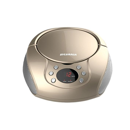 Sylvania SRCD261-B-CHAMPAGNE CD Boombox