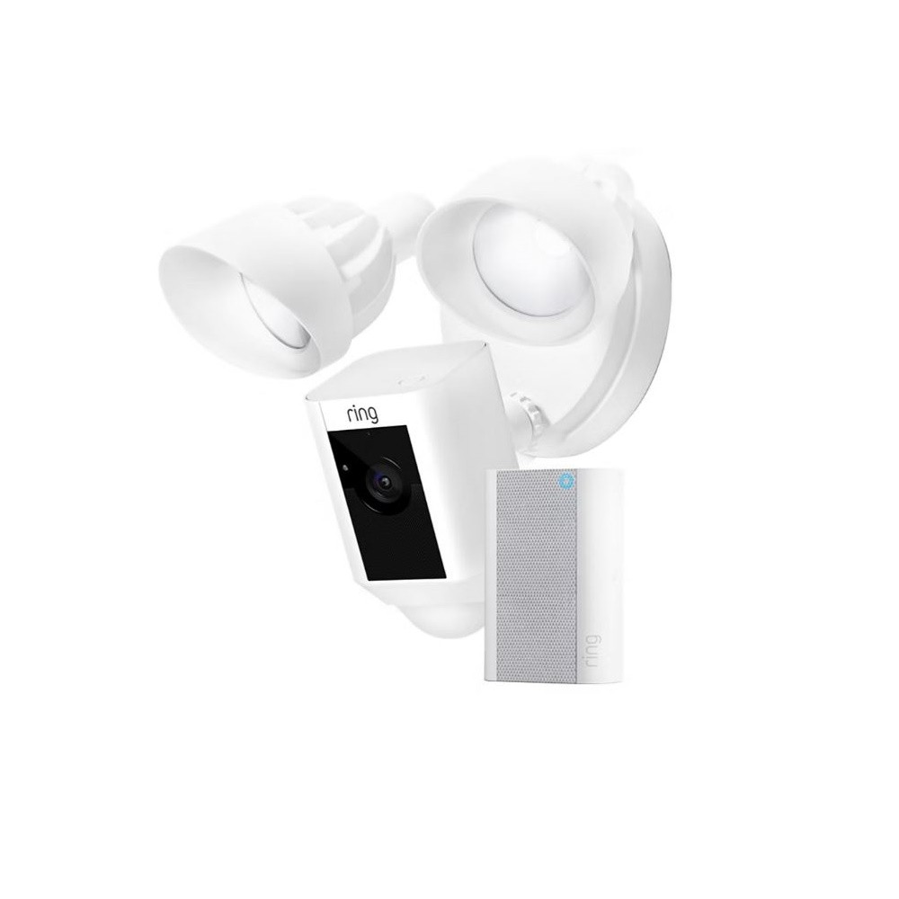 RING FLOODLIGHT CHIME PRO BUNDLE