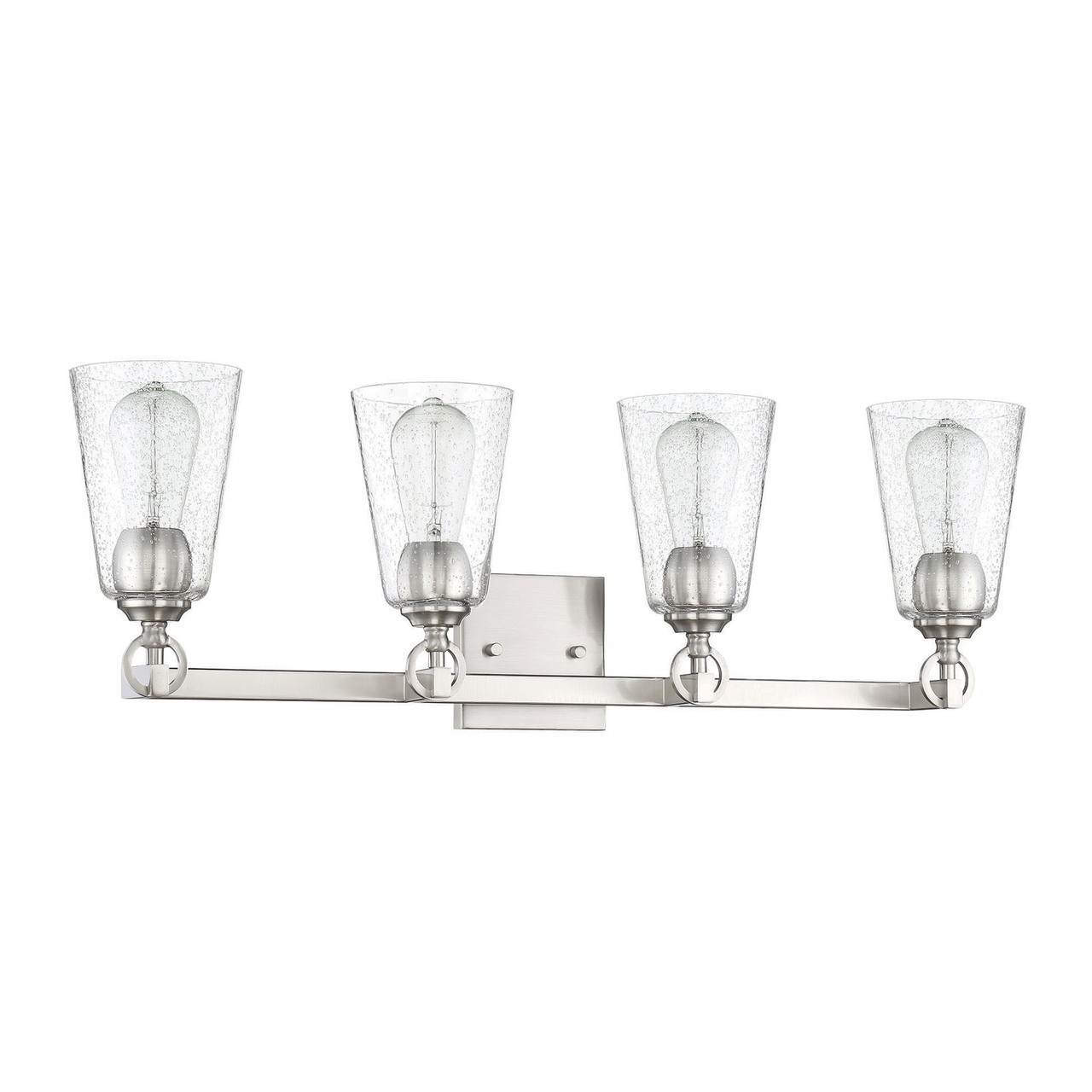 4LT 100W MB ARDEN VANITY WITH CLR SEEDY