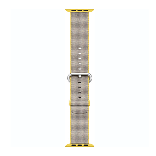 APPLE WATCH 38MM NYLON BAND YELLOW/GRAY