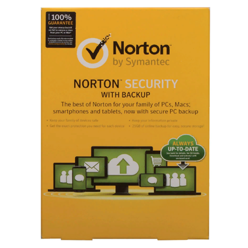 Norton By Symantec Security With Back Up 