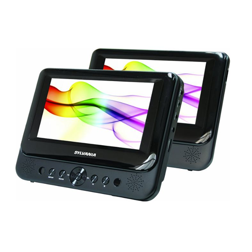 Sylvania 7" Dual-Screen DVD Player
