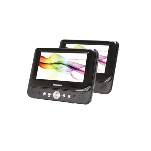 Sylvania SDVD8737 7" Dual Scr DVD Player
