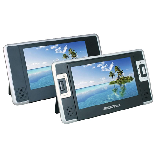 SYLVANIA 7'' SDVD8732 Dual Screen USB SD