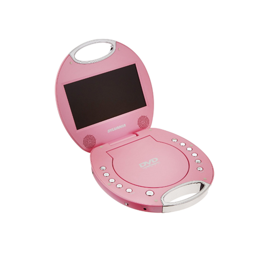 Sylvania SDVD7046 7" DVD Player - Pink