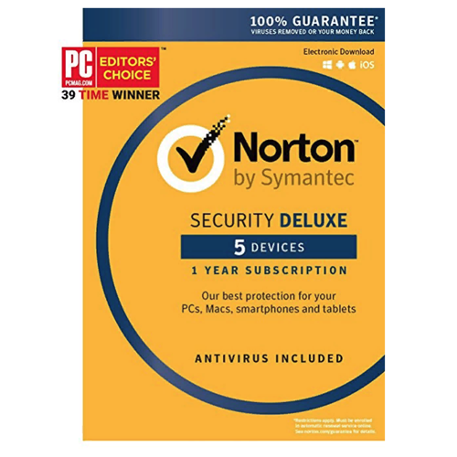 Norton Security Deluxe 5 Device 1 yr