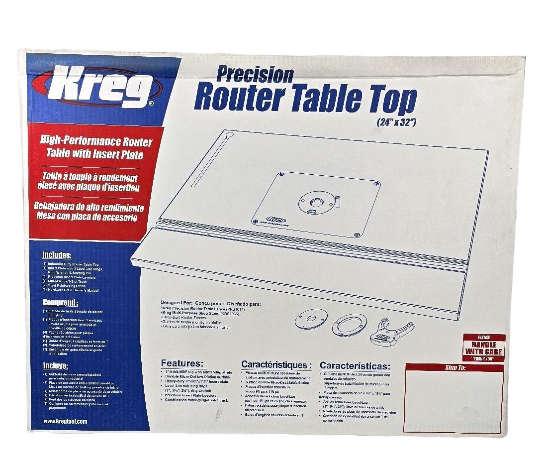 Kreg Precision RouterTablettop 24"x32" PRS1015