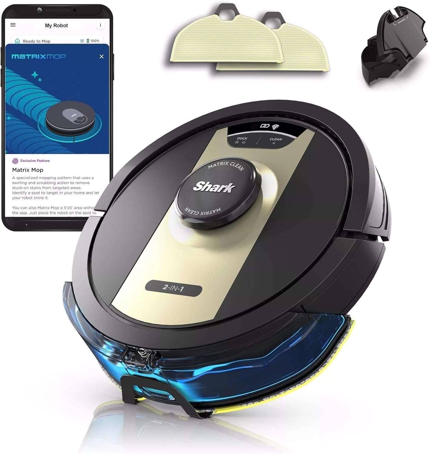 2in1 Robot Vacuum and Mop