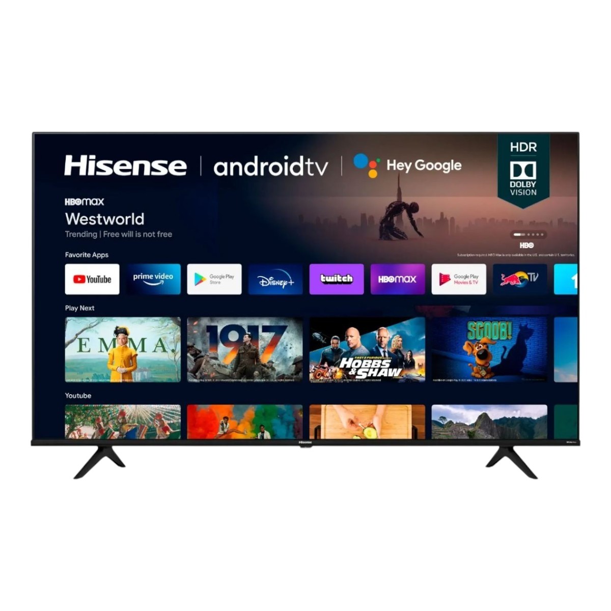 HISENSE 55" 4K UHD ANDROID SMART TV