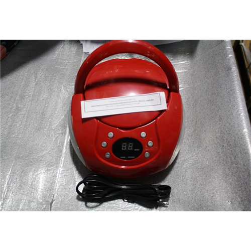 Silvania SRCD261C-RED CD Radio Boombox