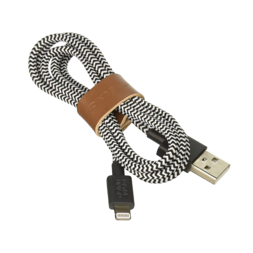 Native Union Belt Lightning Cbl 4ft Zebr